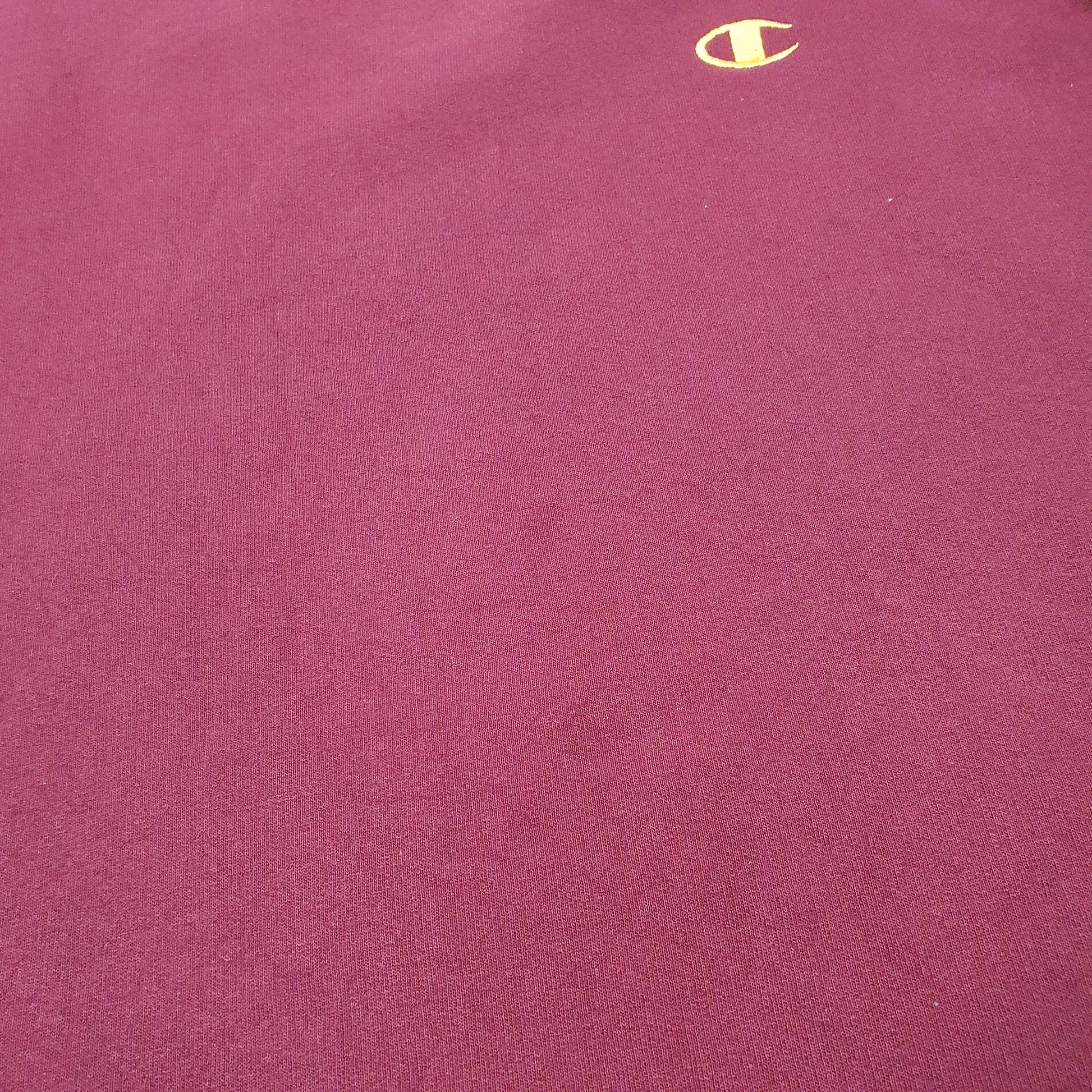 Mens Burgundy Champion  Crewneck Jumper