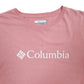 Mens Pink Columbia Sportswear  Short Sleeve T Shirt
