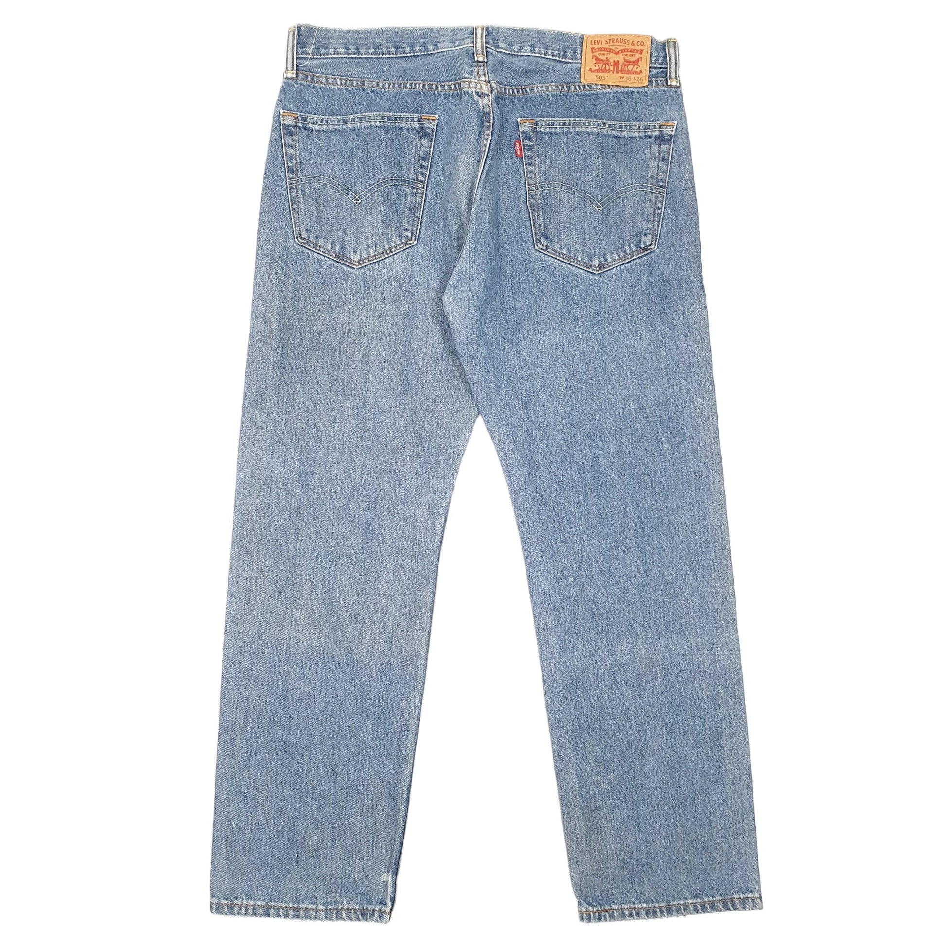 Mens Blue Levis  505 JeansW36 L30