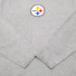 Mens Grey NFL Pittsburgh Steelers American Football Crewneck Jumper