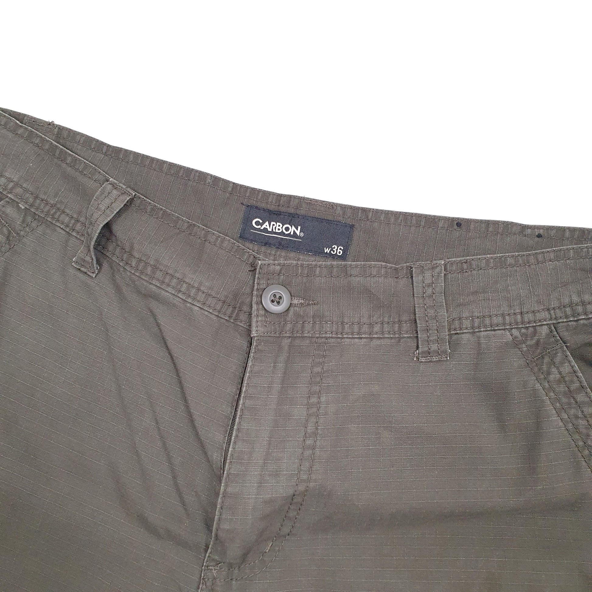Mens Grey Carbon  Cargo Shorts