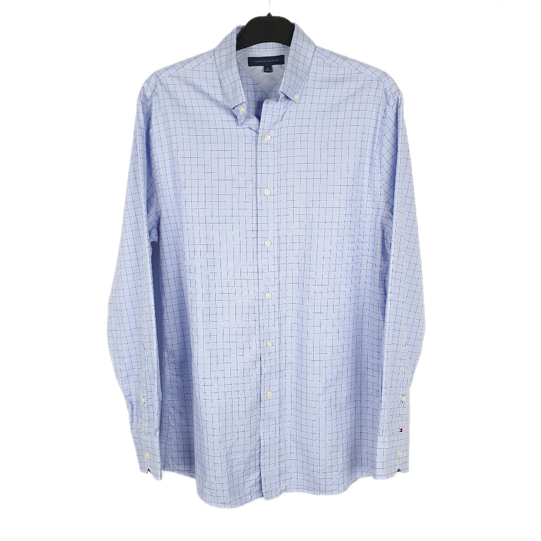 Blue Tommy Hilfiger Long Sleeve Shirt