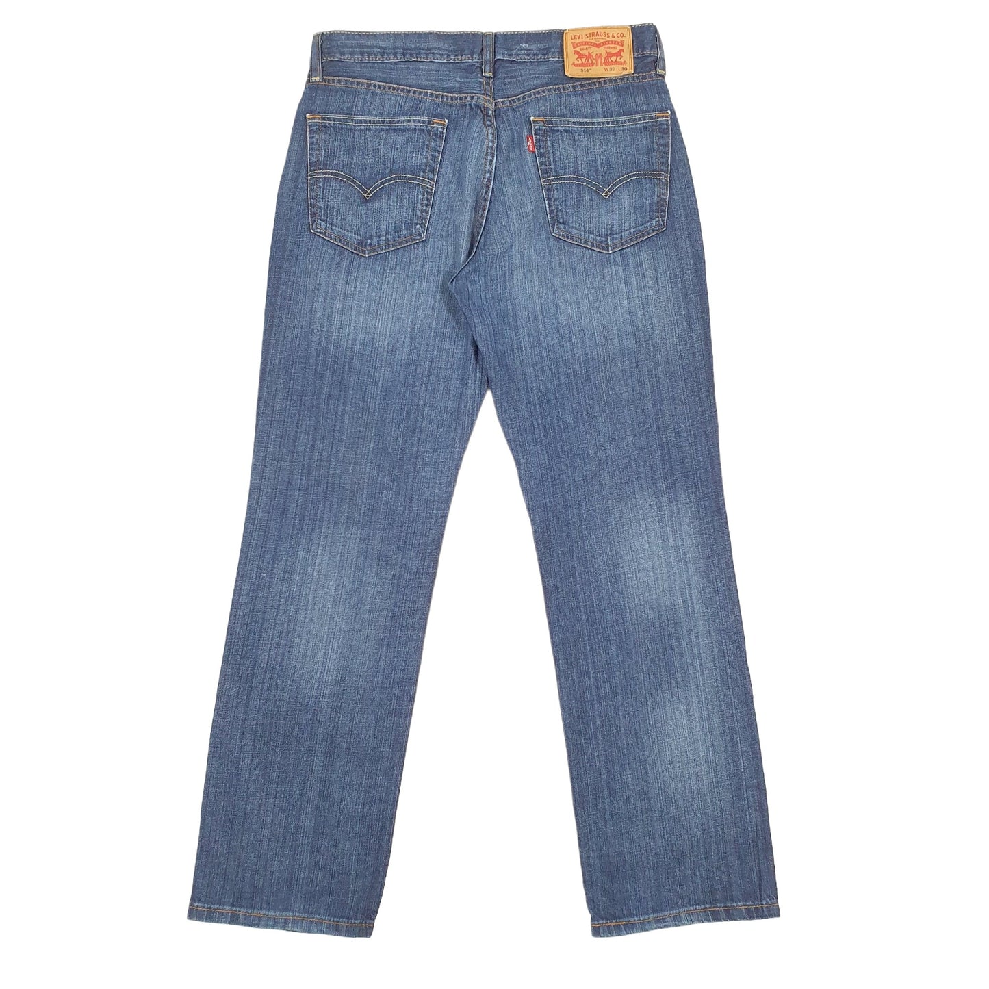 Levis 514 Straight Fit Jeans W32 L30 Blue