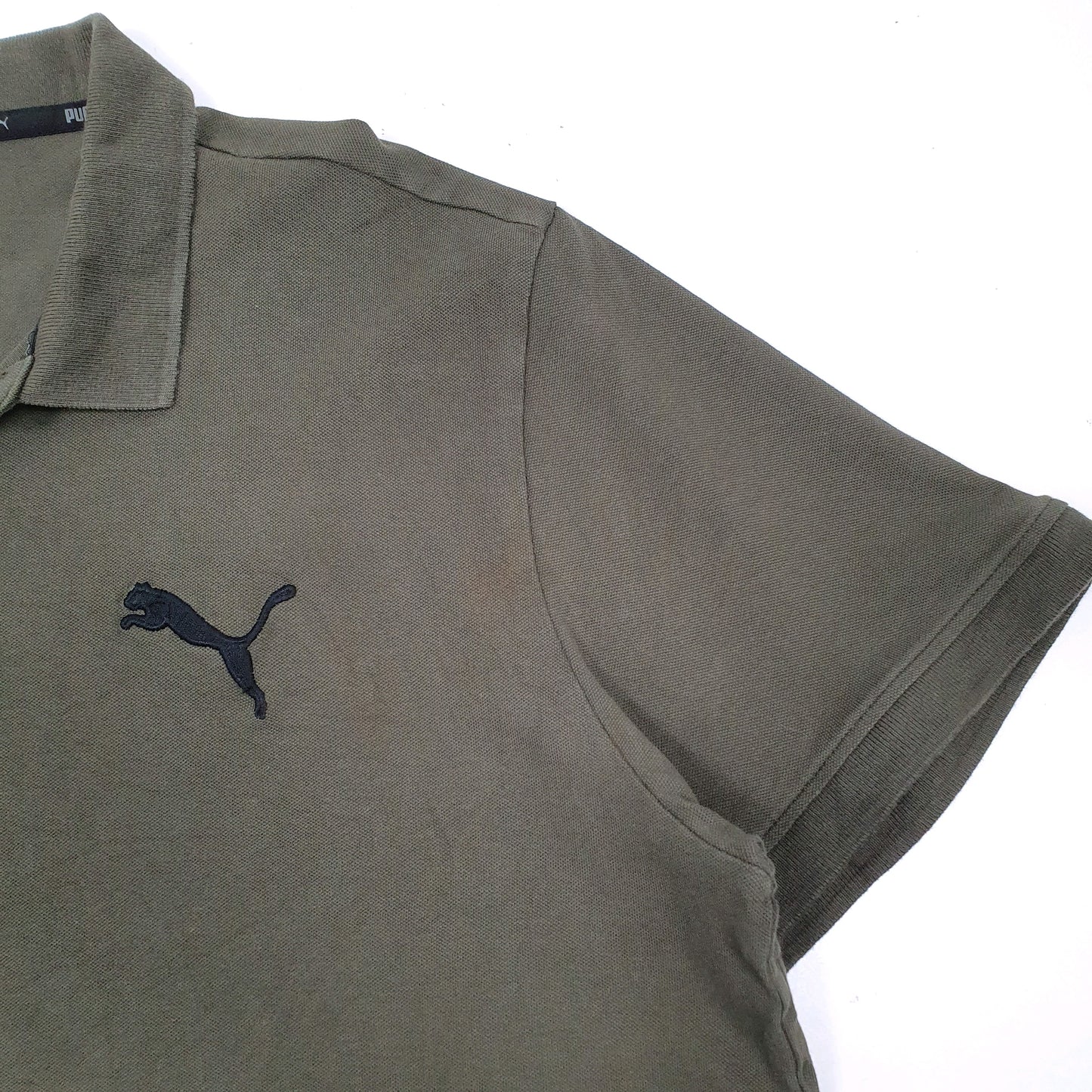 Puma Short Sleeve Polo Shirt Green