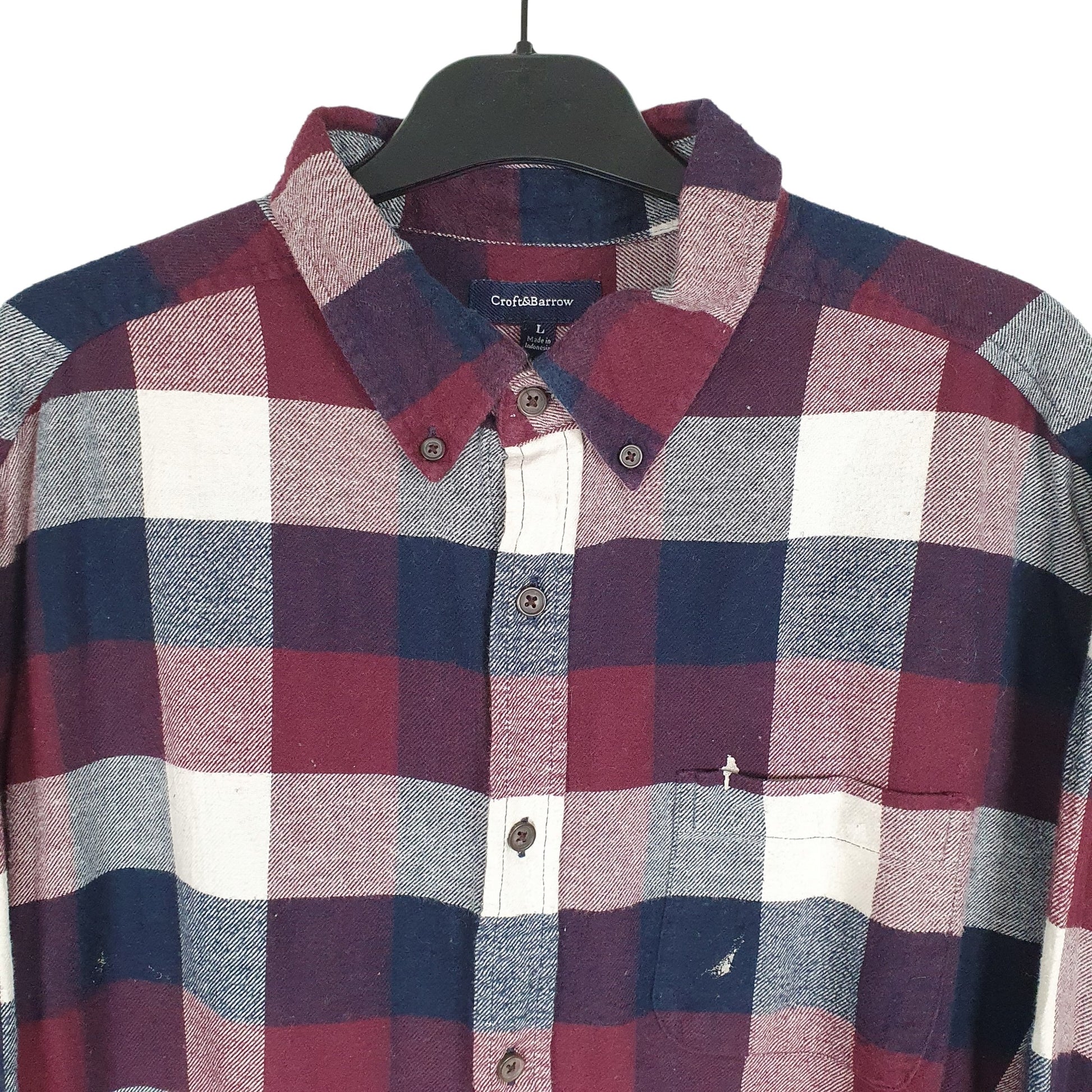 croft and barrow dress shirts Croft & Barrow Long Sleeve Shirt L – Bundl Clothing