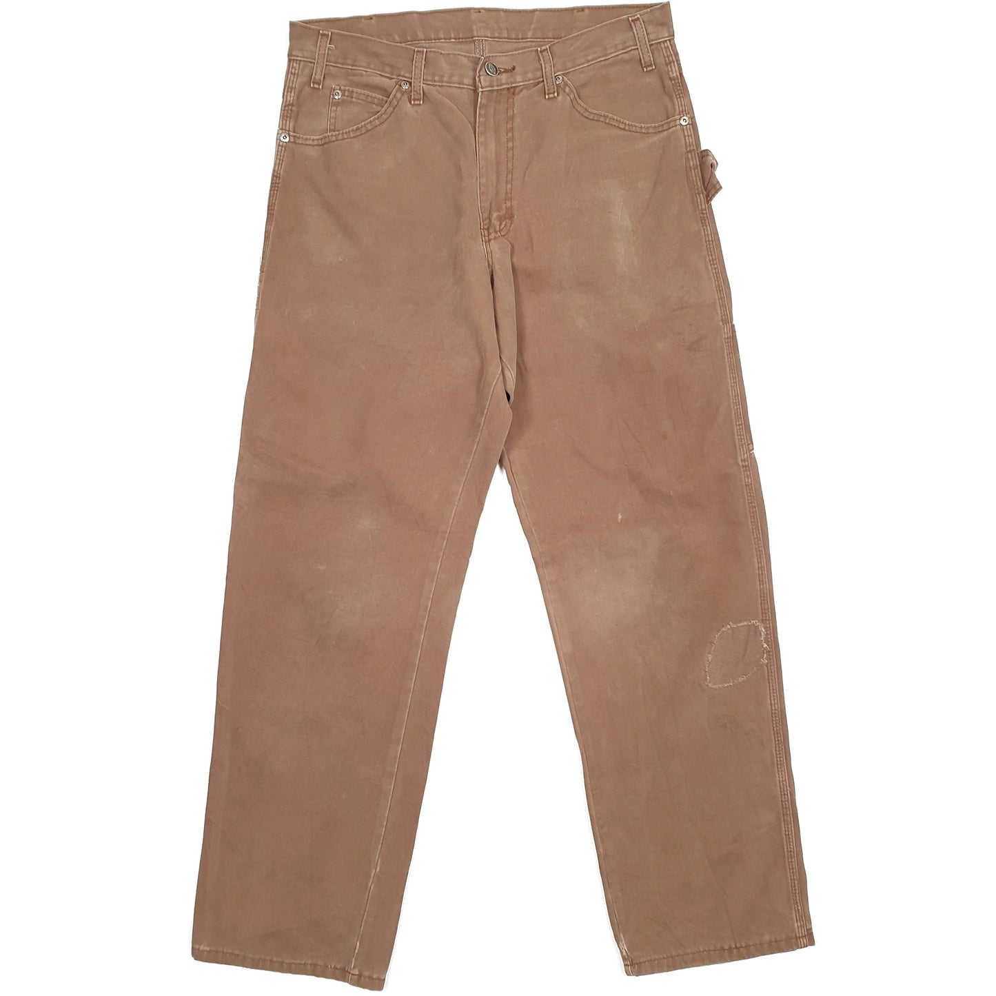 Mens Dickies Brown Carpenter Trousers W32 L31 Brown