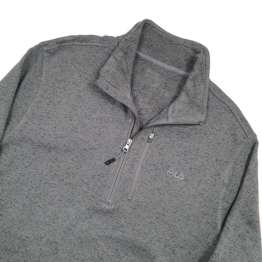Fila Quarter Zip Fleece L Grey