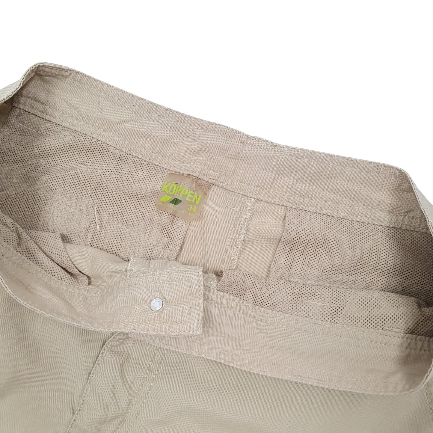 Koppen Beige Cargo Workwear Shorts W34