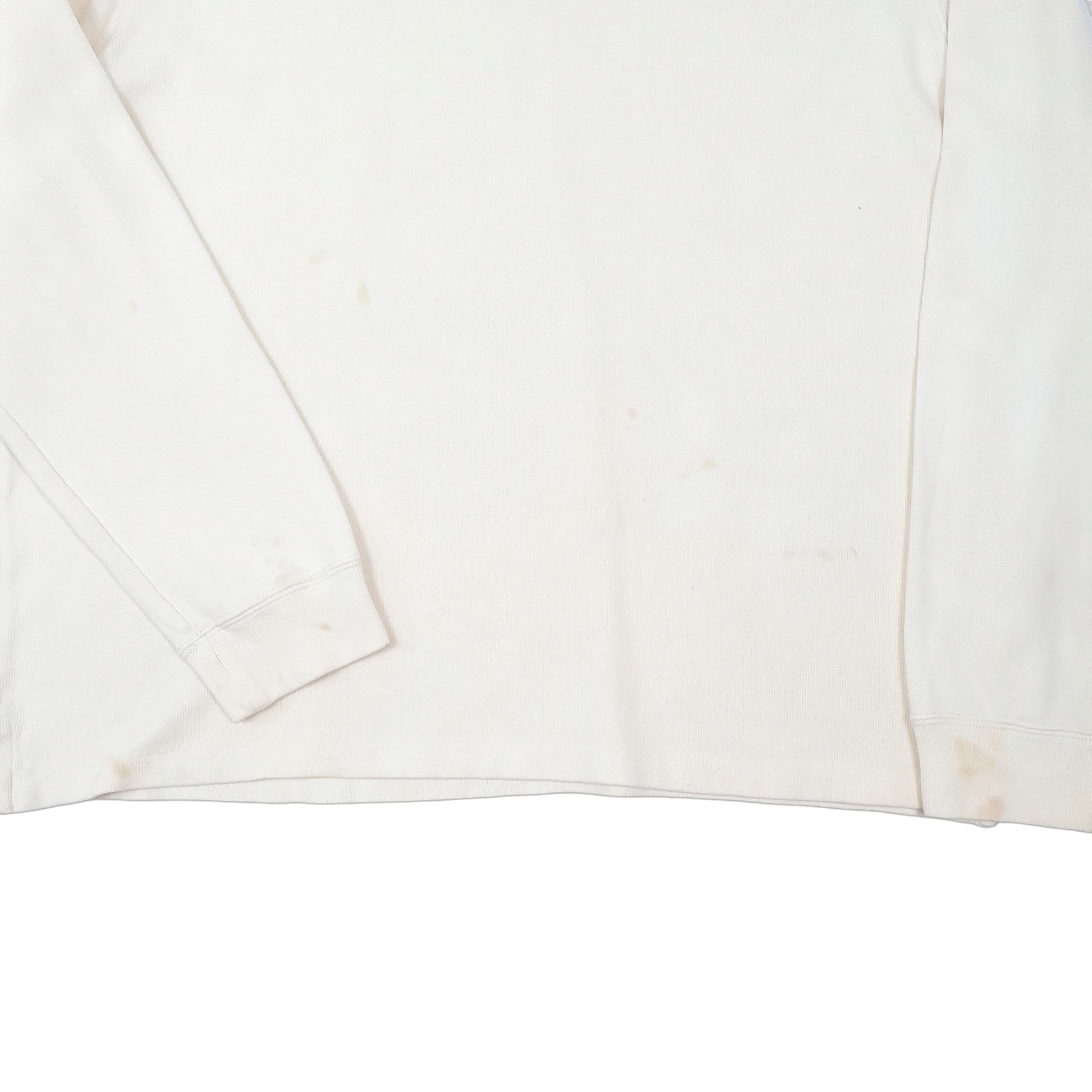 Mens Cream Polo Ralph Lauren  Quarter Zip Jumper