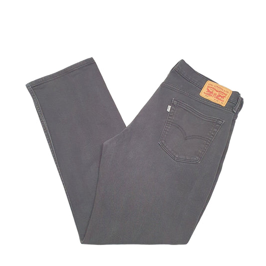Mens Black Levis 514 JeansW35 L30