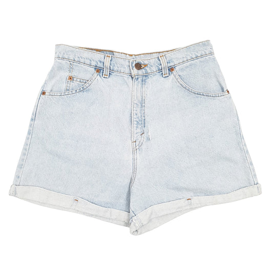 Levis Vintage Orange Tab Blue Denim Jeans Shorts UK Blue
