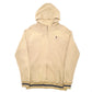 Mens Beige Polo Ralph Lauren Hoodie Custom Fit Full Zip Jumper