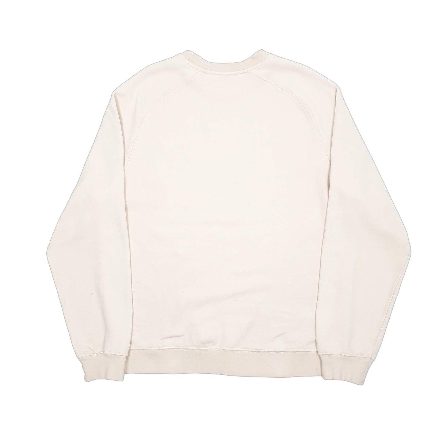 Mens Cream Nike Vintage 2000s Crewneck Jumper