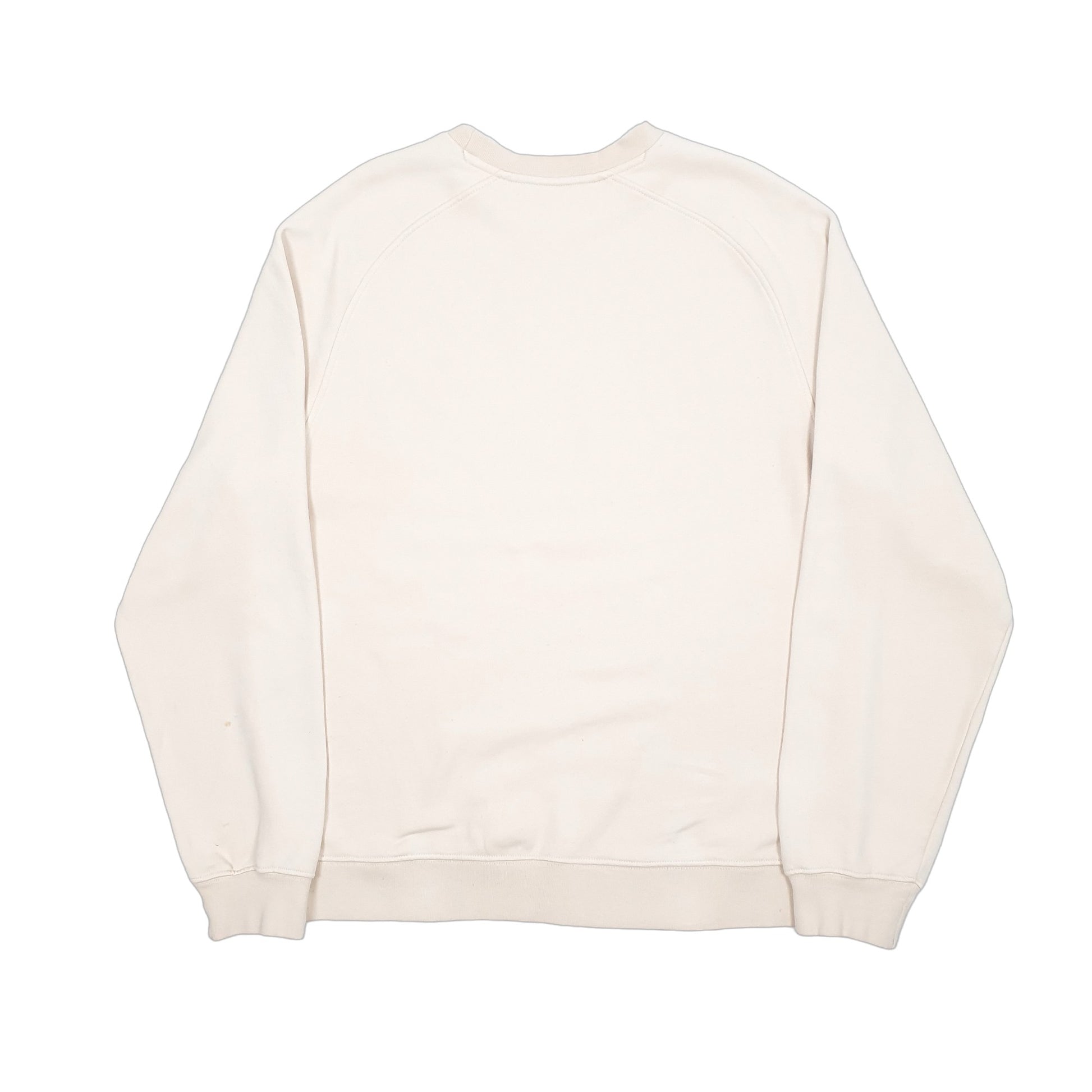 Mens Cream Nike Vintage 2000s Crewneck Jumper