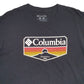 Mens Black Columbia Sportswear  Short Sleeve T Shirt