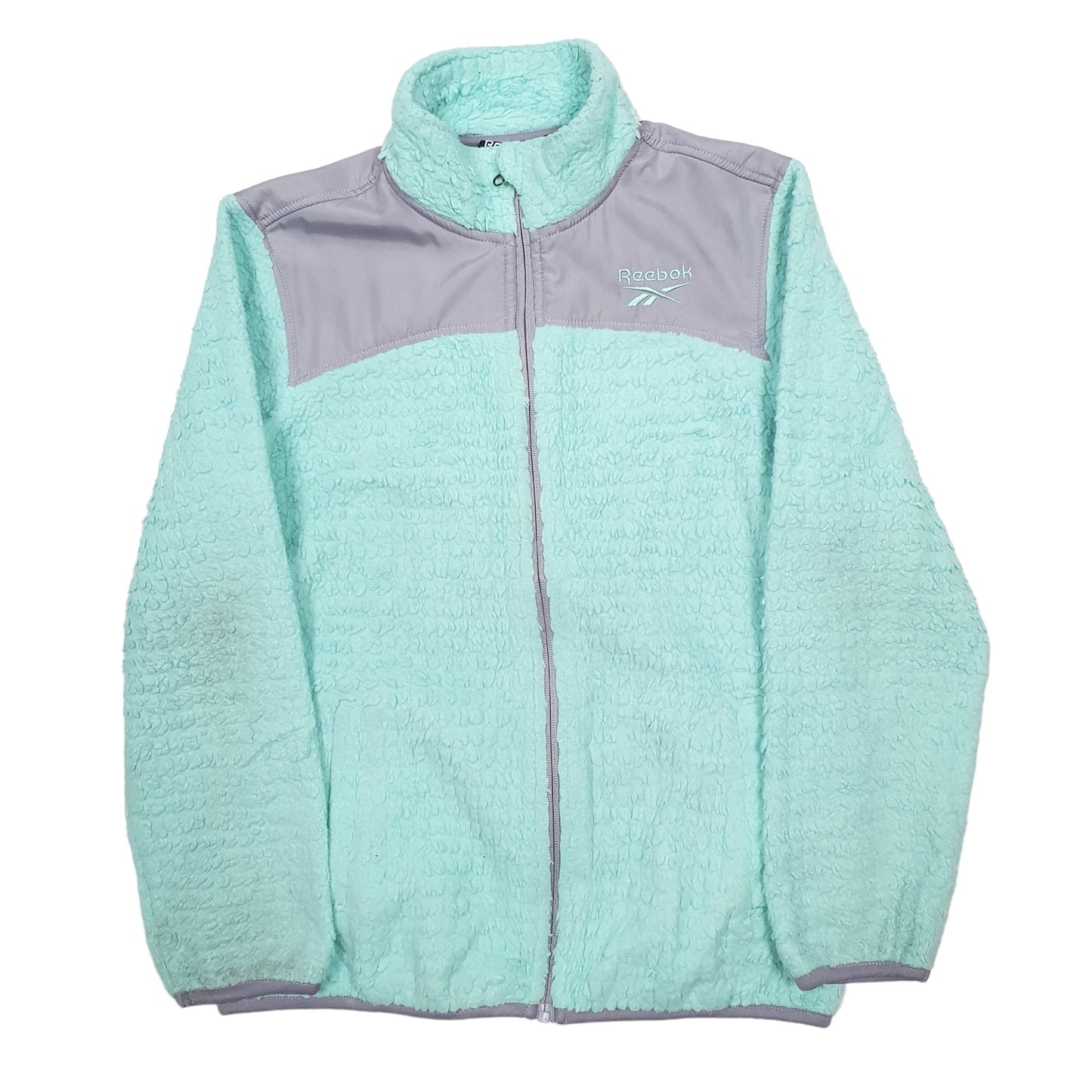 Womens Green Reebok  Full Zip Jumper