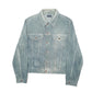 Mens Blue H&M Corduroy Cord Denim Jacket Coat