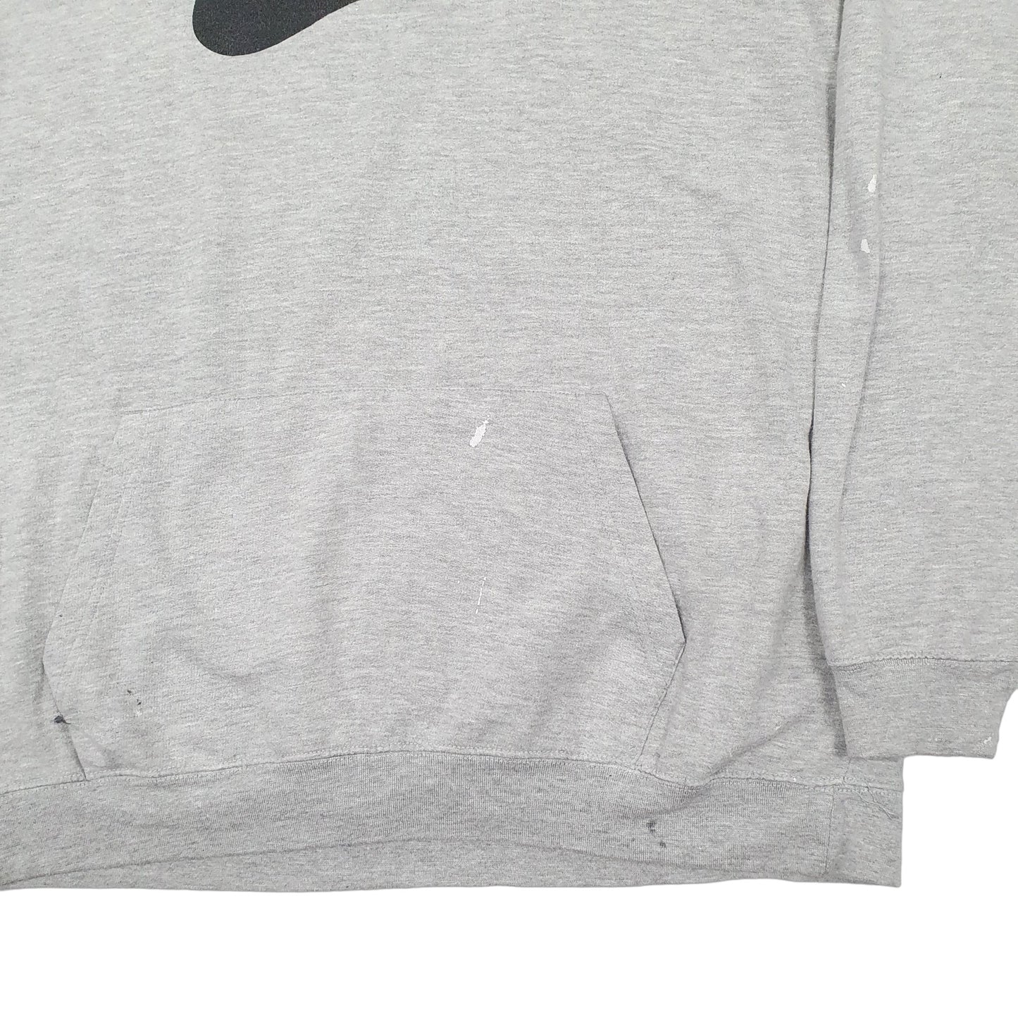 Mens Grey Nike Spellout Hoodie Jumper