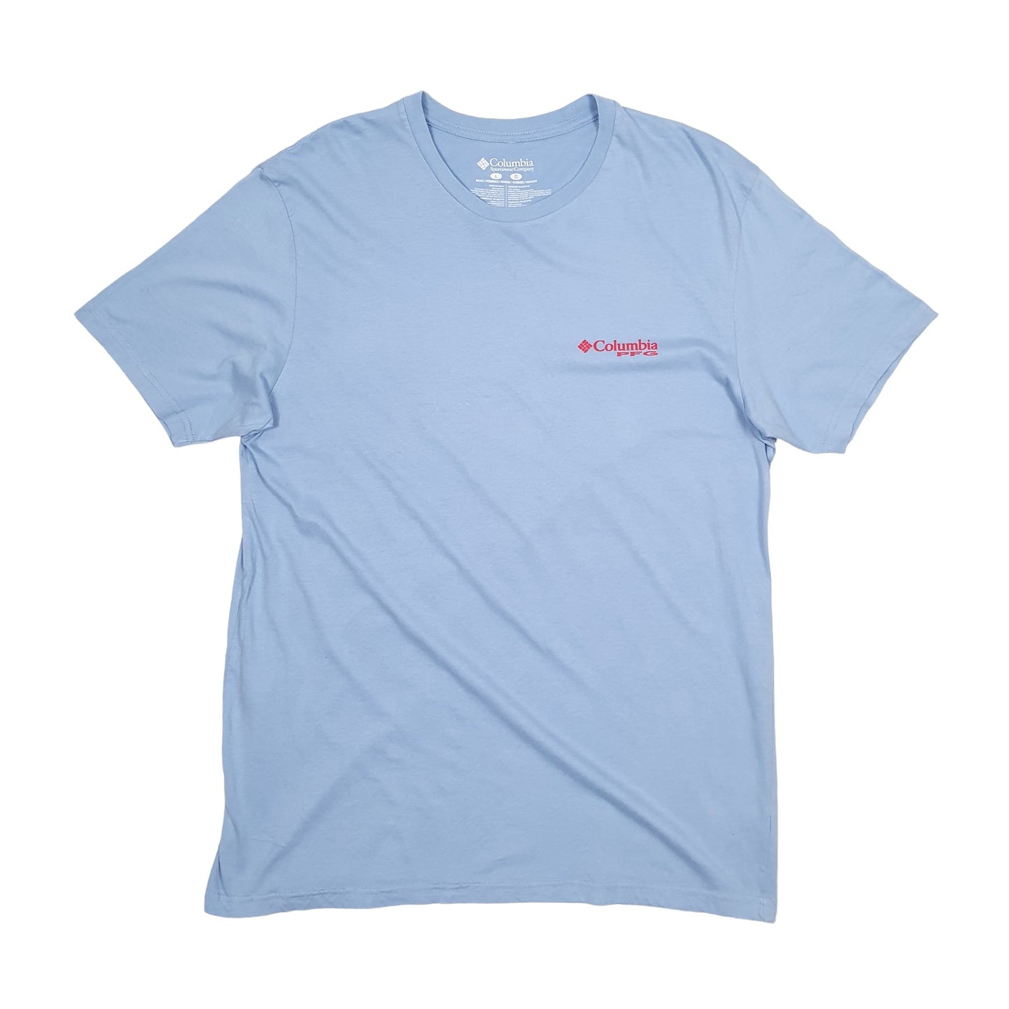 Mens Blue Columbia Sportswear  Short Sleeve T Shirt