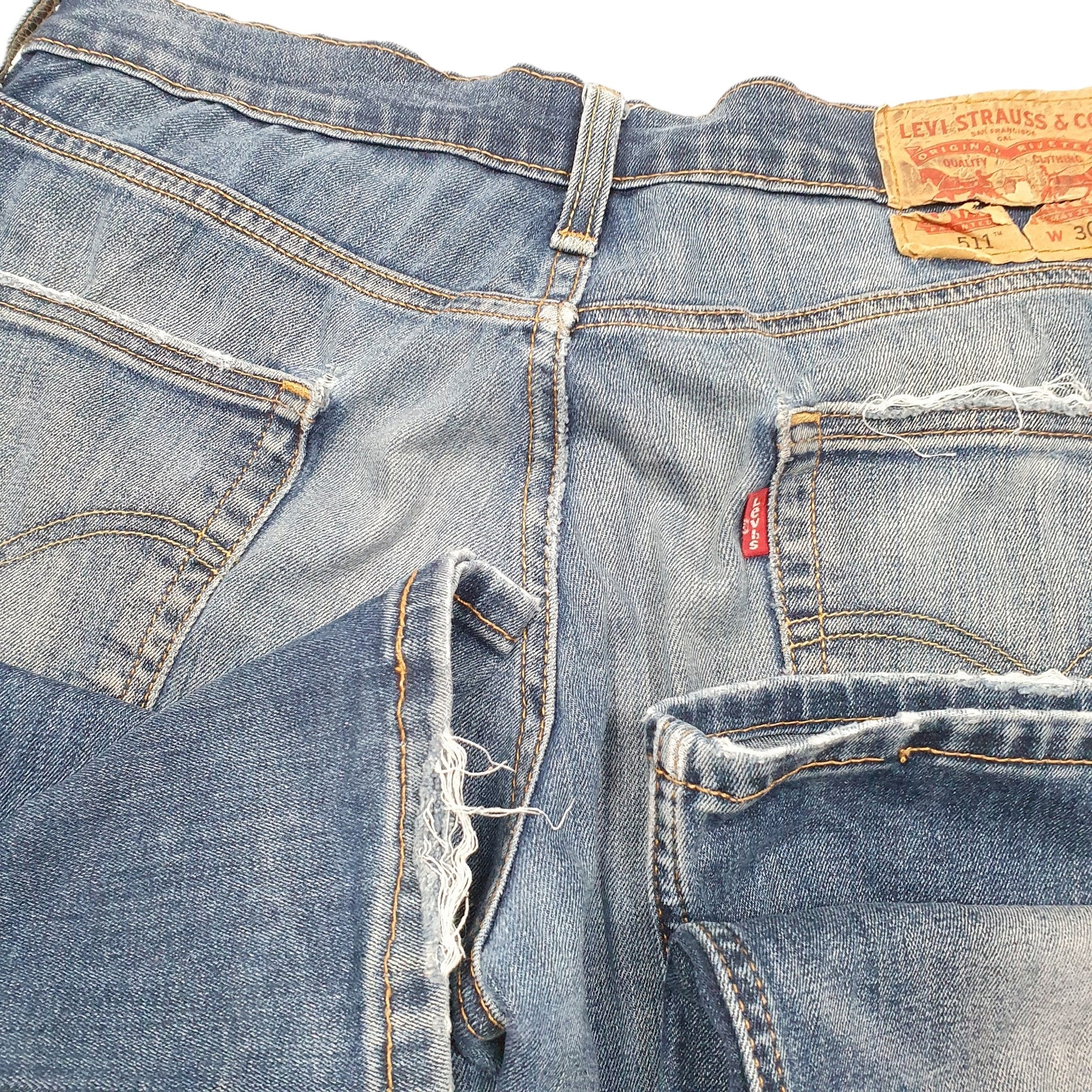 Mens Blue Levis  511 JeansW30 L34