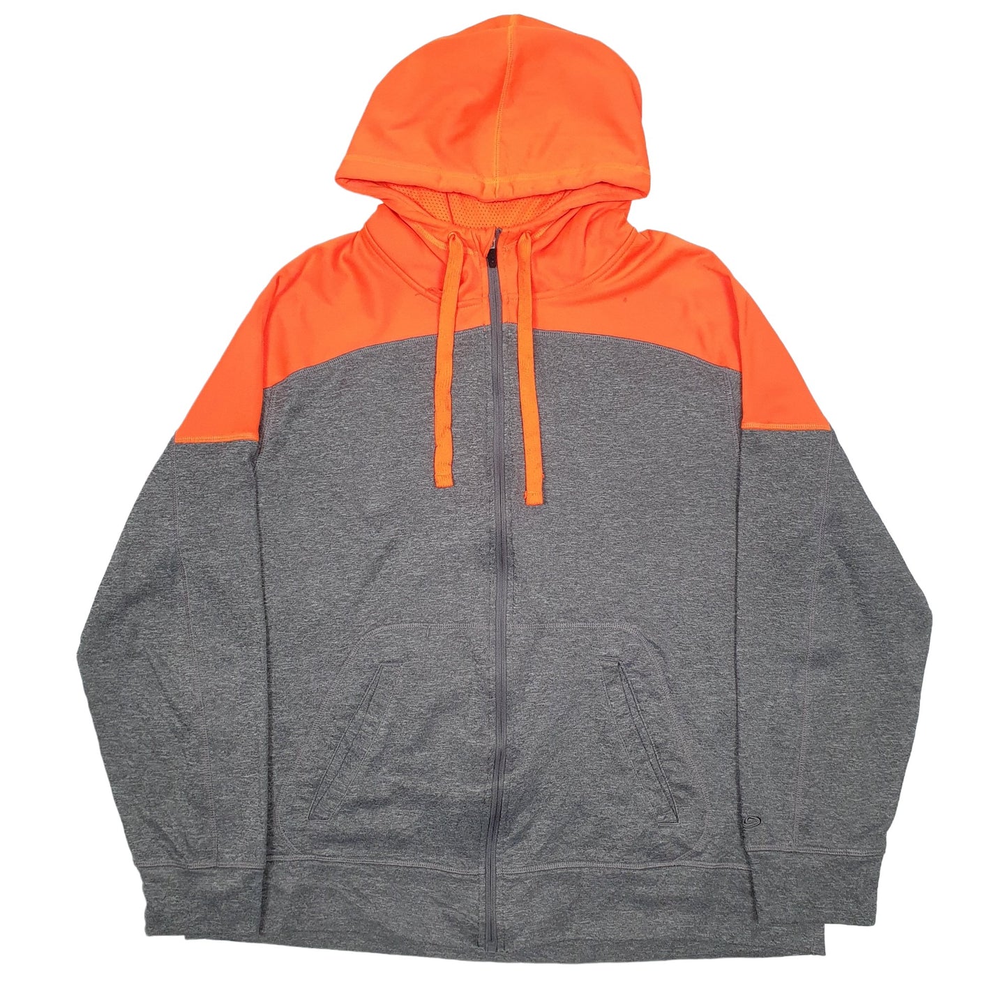 Mens Orange Champion Active Sport Full Zip Jumper