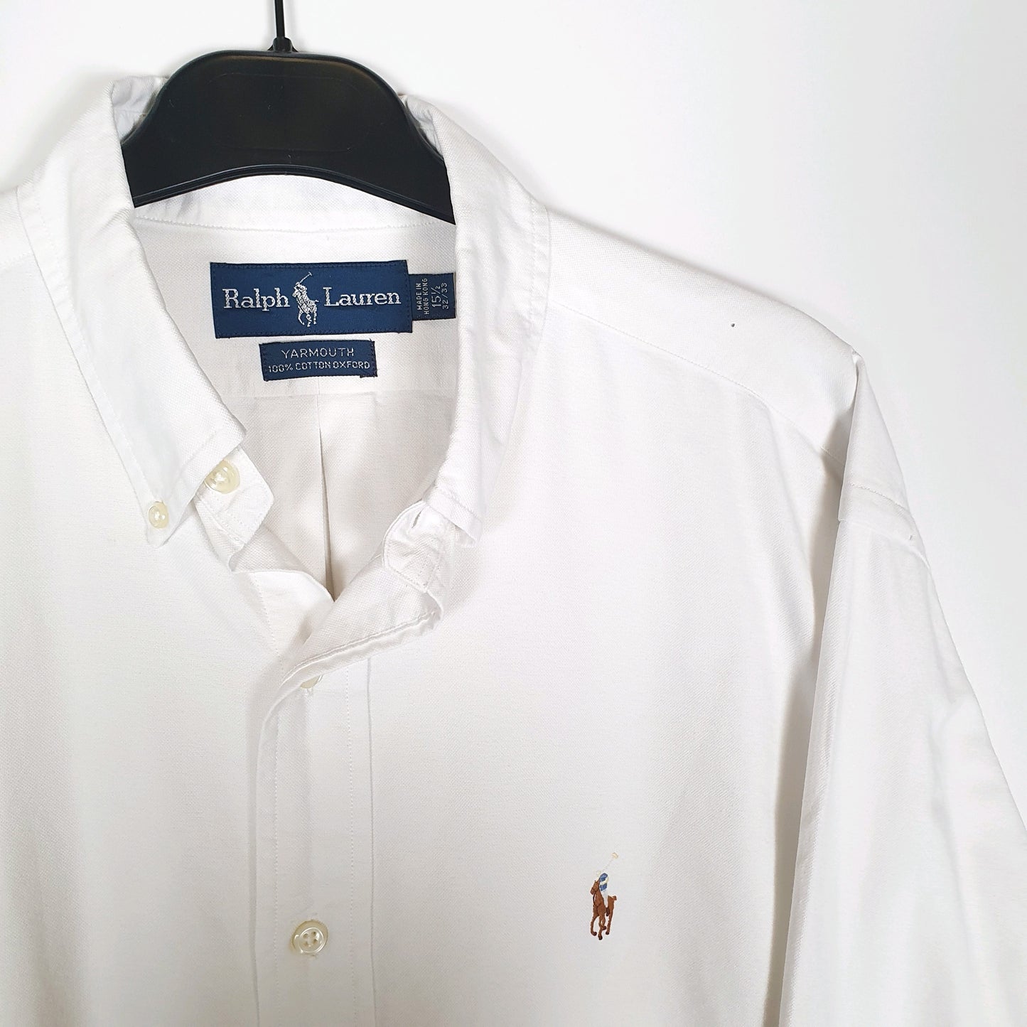 Polo Ralph Lauren Long Sleeve Yarmouth Fit Shirt White