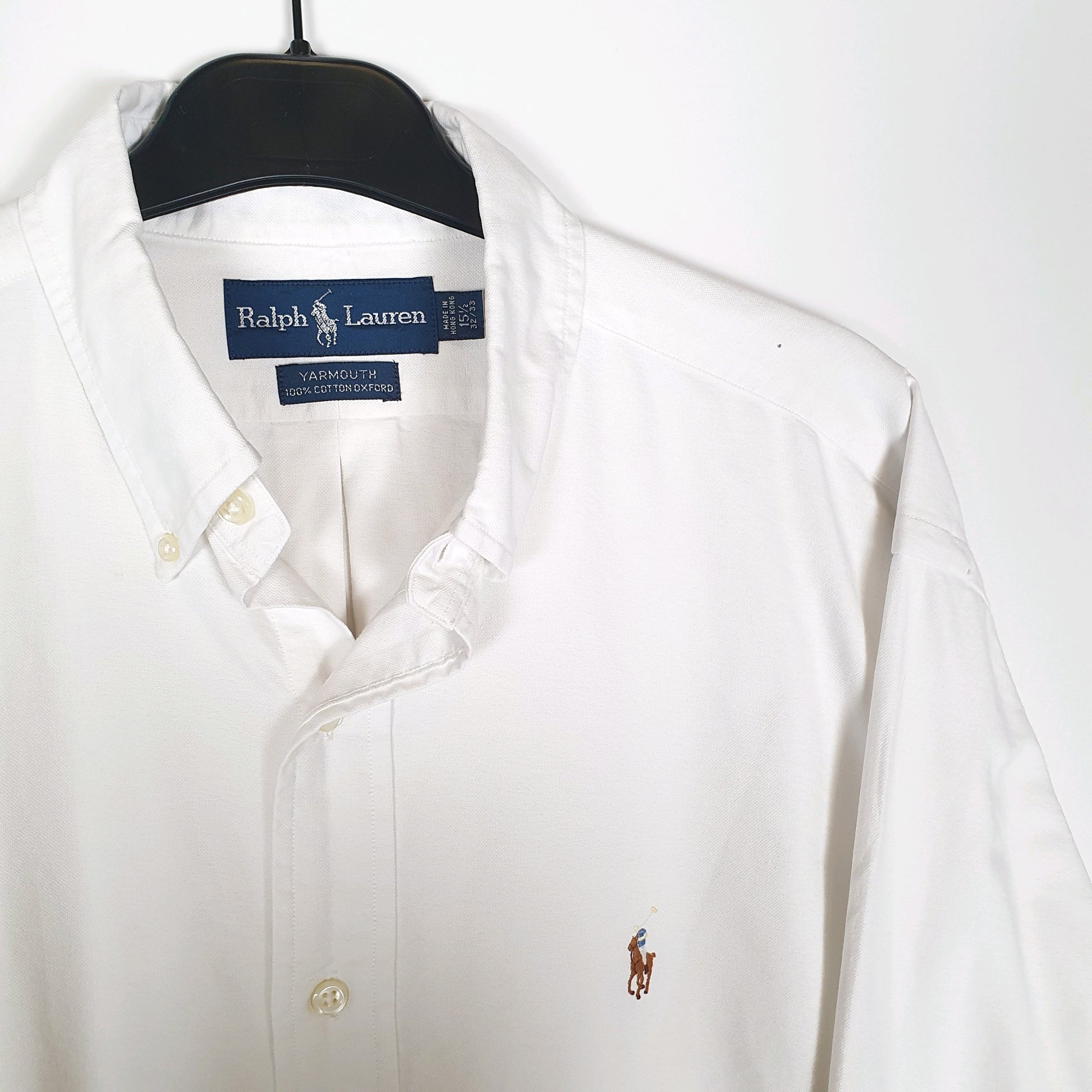 Polo Ralph Lauren Long Sleeve Yarmouth Fit Shirt White