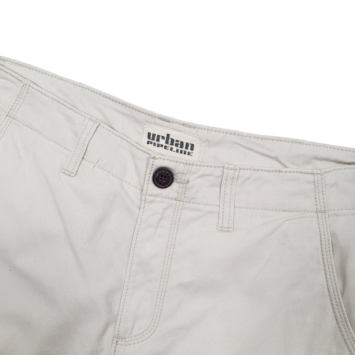 Mens Beige Urban Pipeline  Cargo Shorts