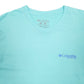 Mens Blue Columbia Sportswear Performance Fishing Gear PFG Short Sleeve T Shirt