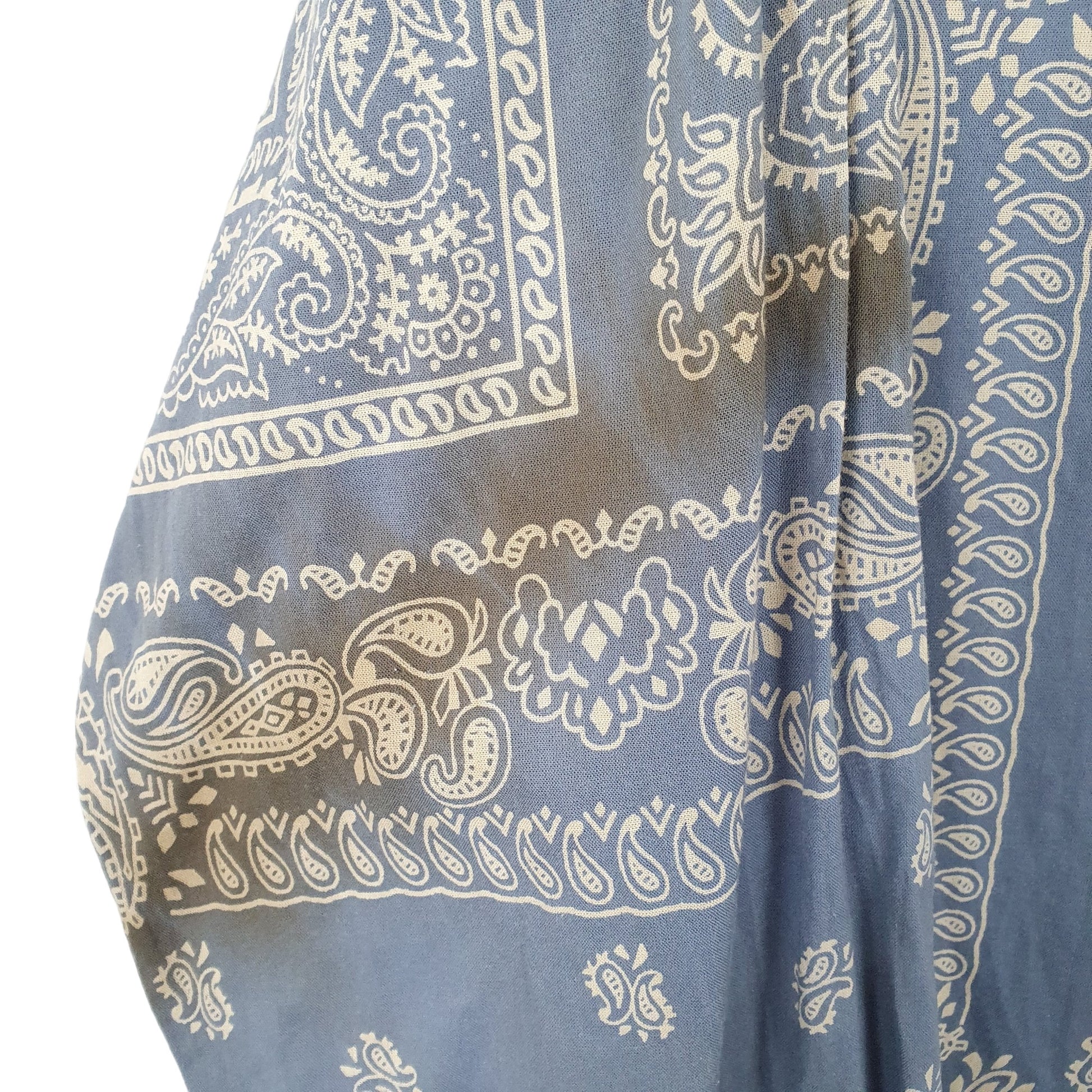 Mens Blue Ralph Lauren Polo RL Paisley Long Sleeve Shirt