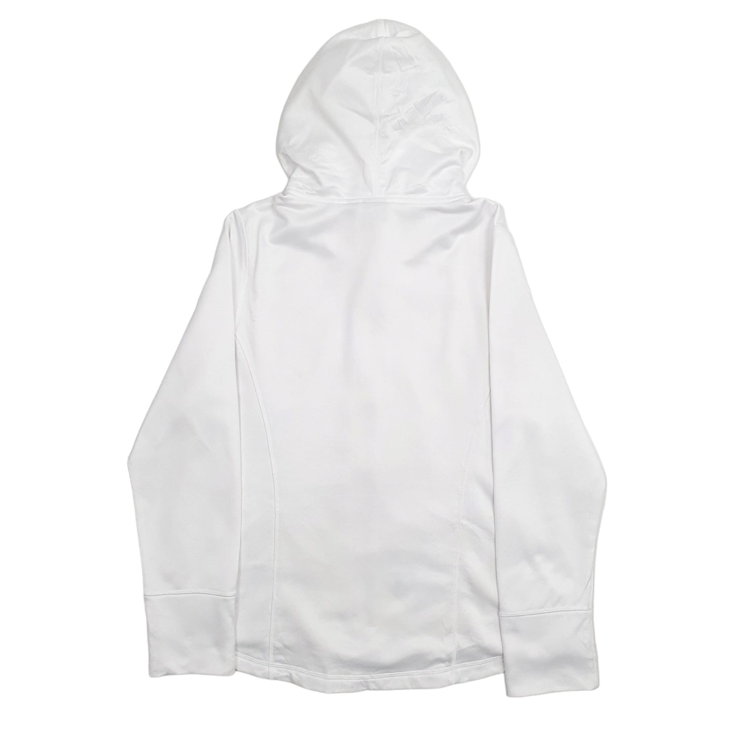 Womens White Fila  Full Zip Jumper