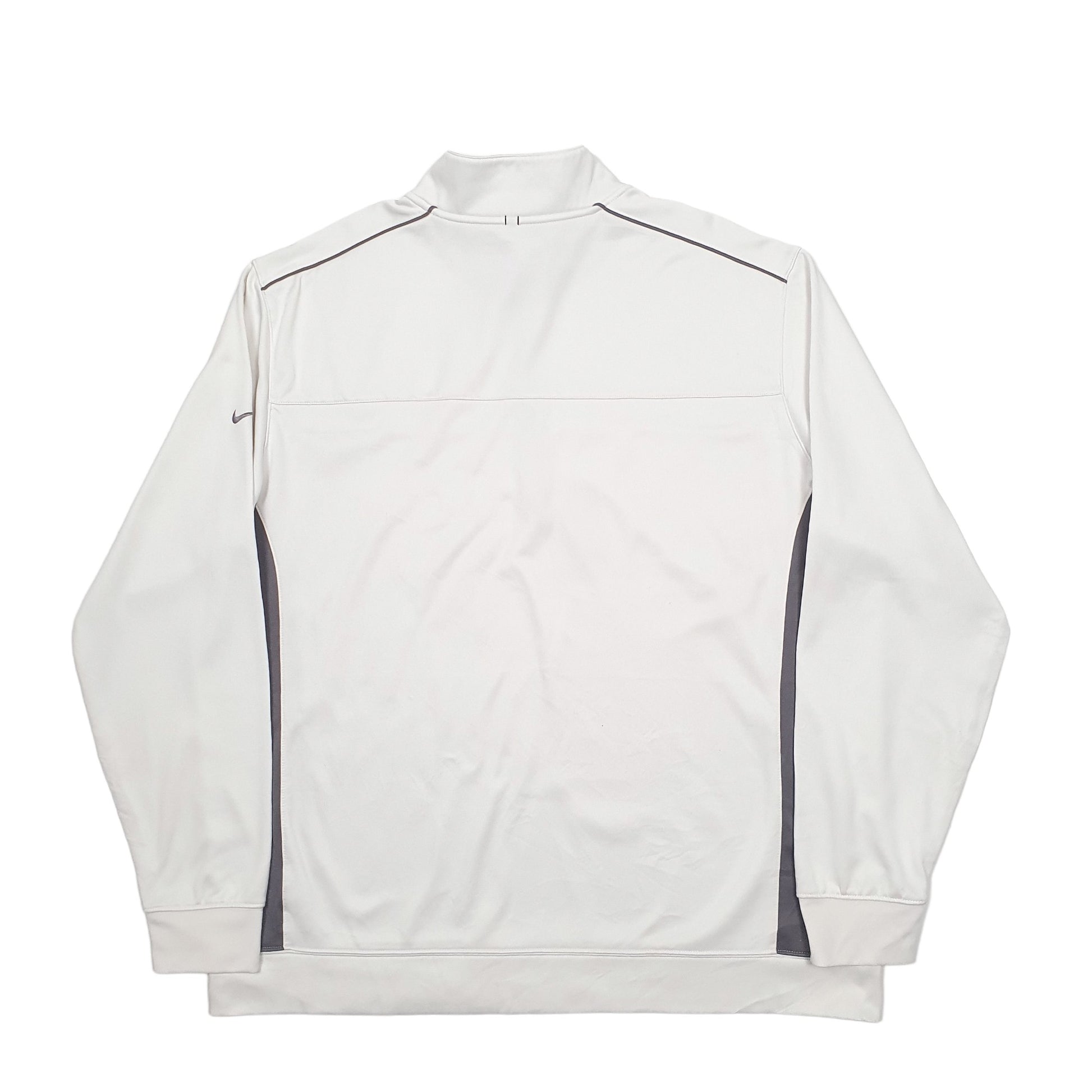 Mens White Nike  Quarter Zip Jumper