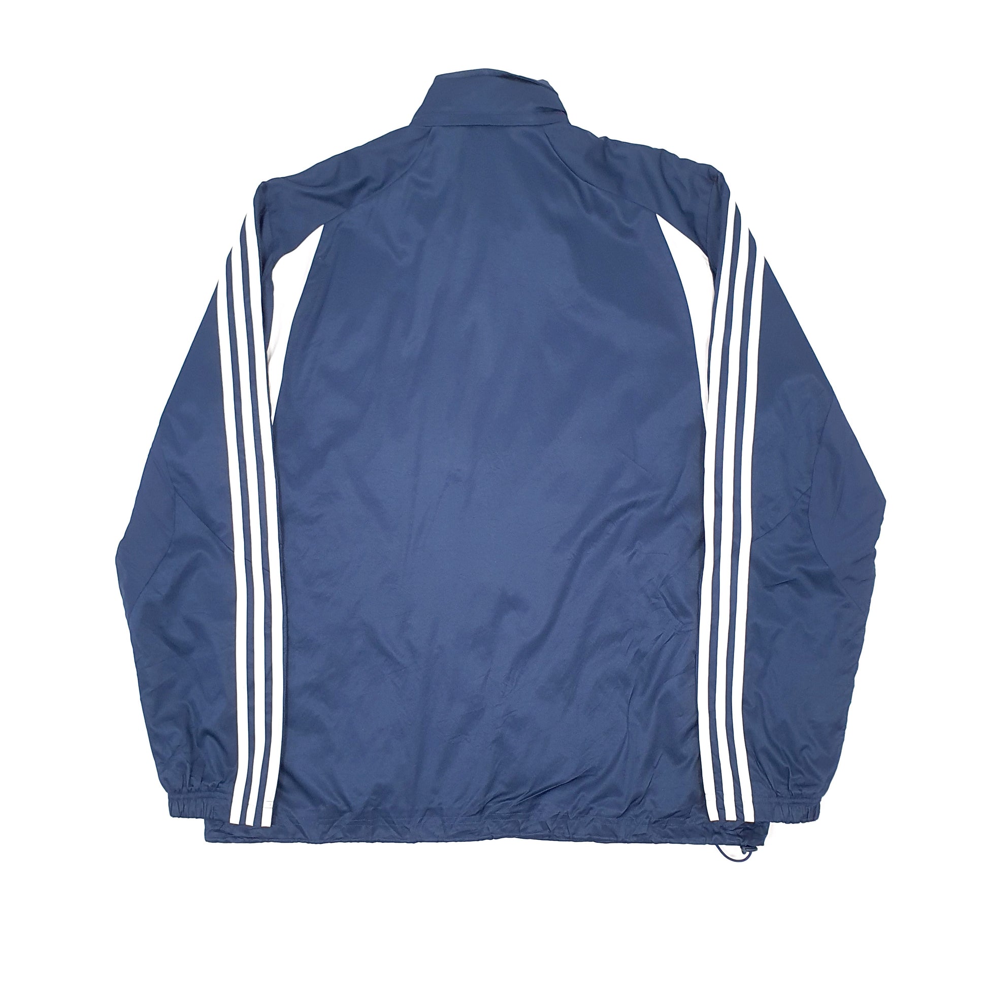 Mens Navy Adidas Windbreaker Tracksuit Jacket Coat