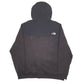 Mens Black The North Face Button Up Hoodie Jumper