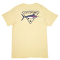 Mens Yellow Columbia Sportswear Performance Fishing Gear PFG Short Sleeve T Shirt
