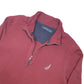 Nautica Quarter Zip L Burgundy