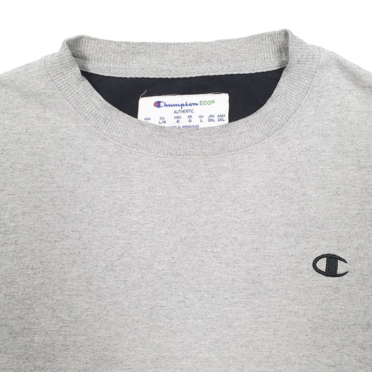 Mens Grey Champion  Crewneck Jumper