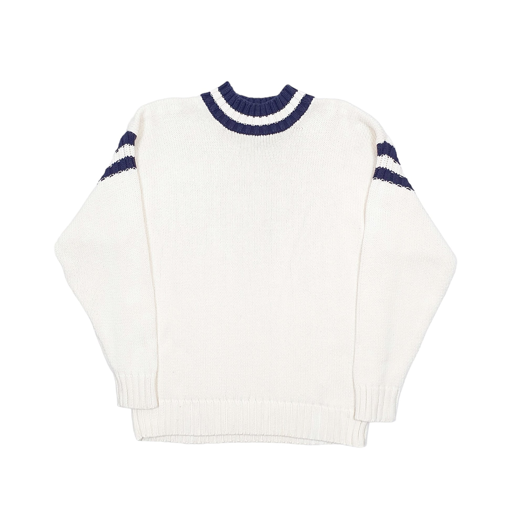 Calvin Klein Chunky Knit Crewneck M Cream