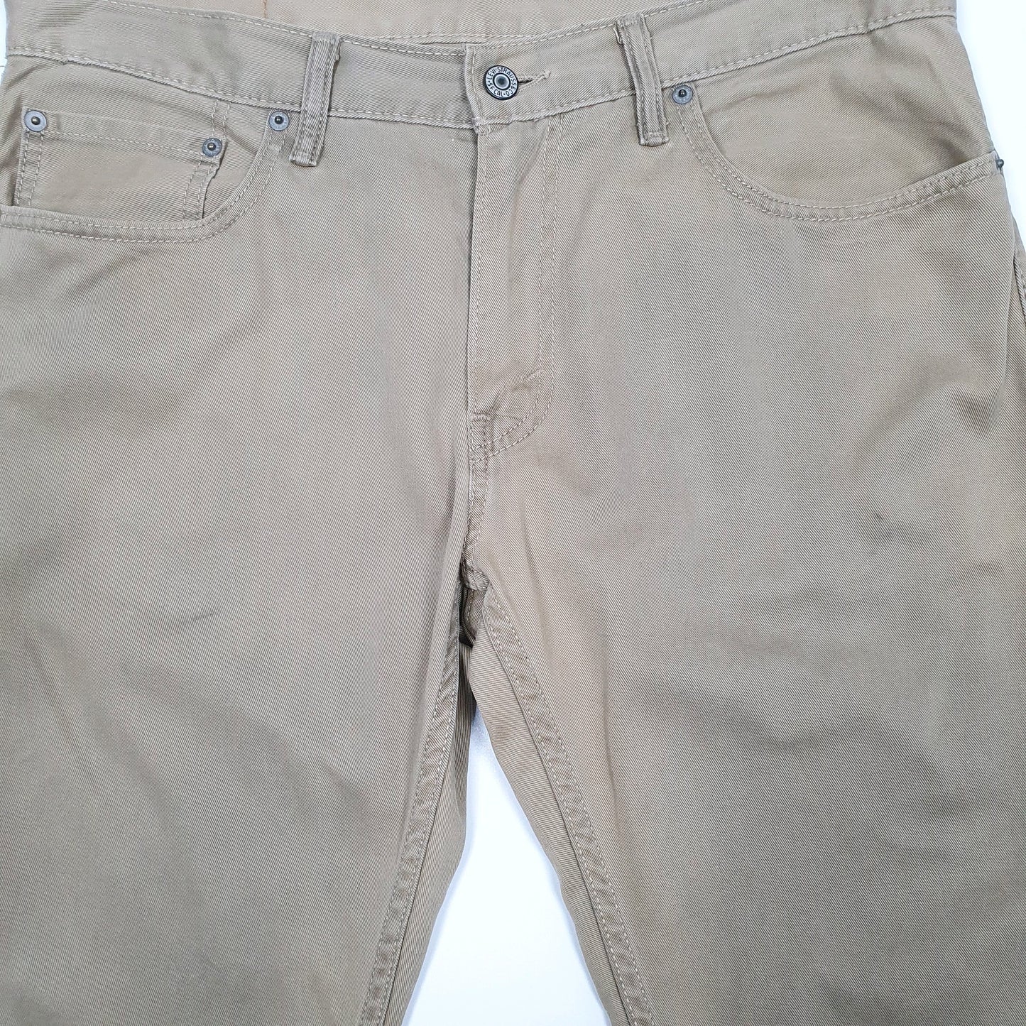Levis 514 Straight Fit Jeans W33 L30 Beige