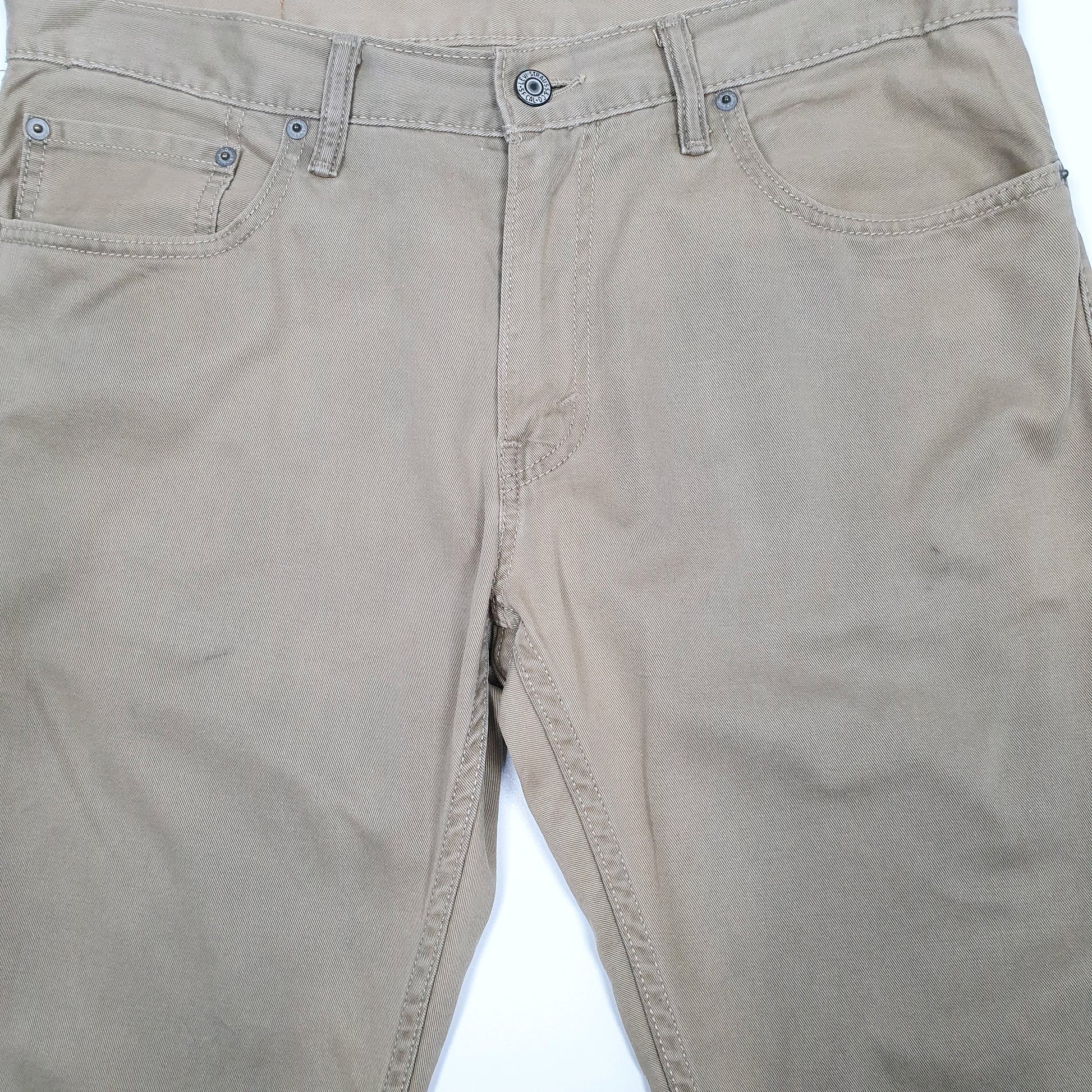 Levis 514 Straight Fit Jeans W33 L30 Beige