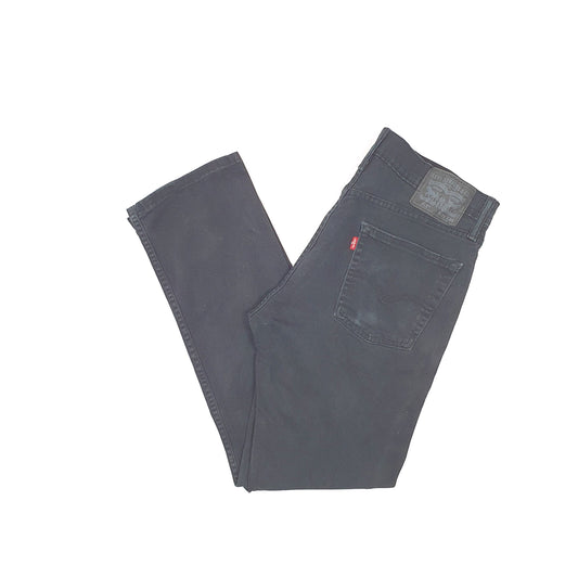 Levis 513 Slim Fit Jeans W33 L29 Black