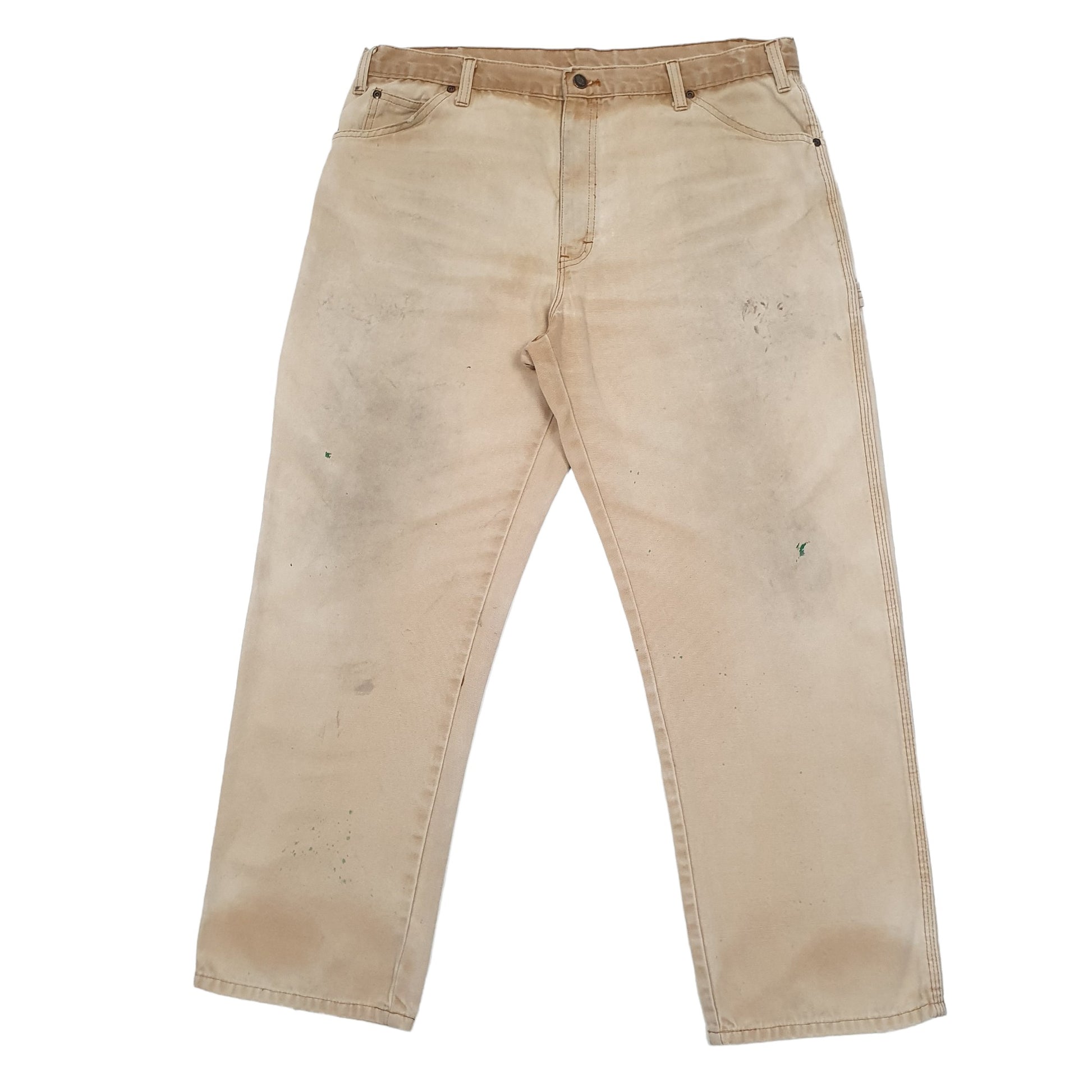 Mens Tan Dickies  Carpenter Trousers