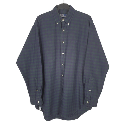Ralph Lauren Long Sleeve Regular Fit Check Shirt Blue