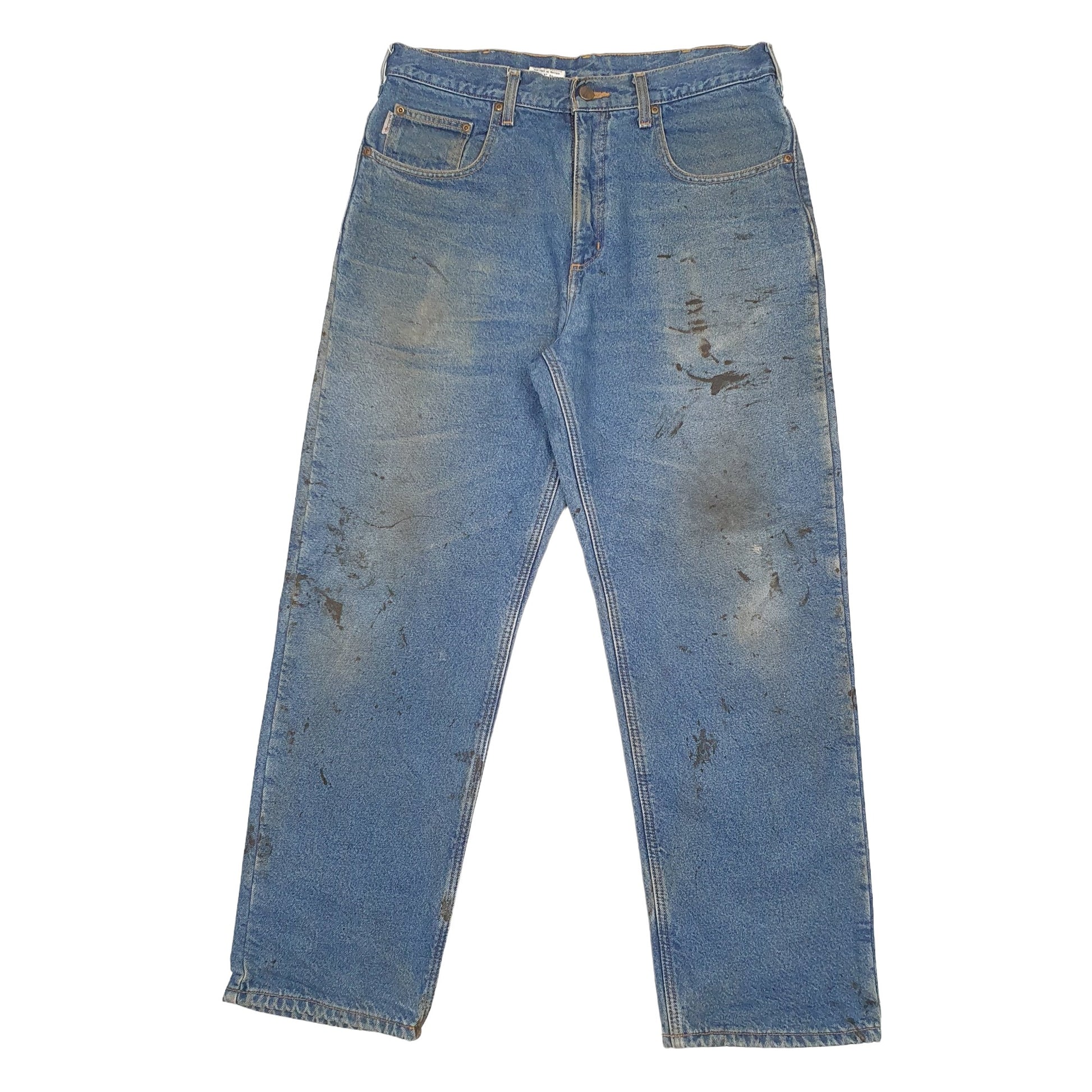 Mens Blue Carhartt  Carpenter JeansW34 L30