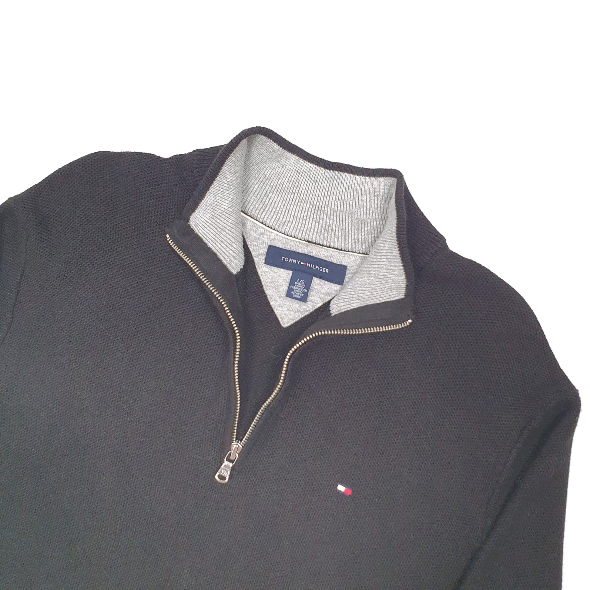 Tommy Hilfiger Quarter Zip L Black