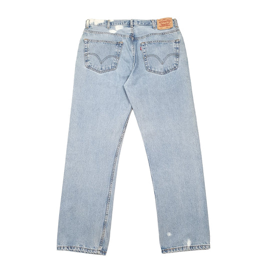 Levis 505 Regular Fit Jeans W38 L33 Blue