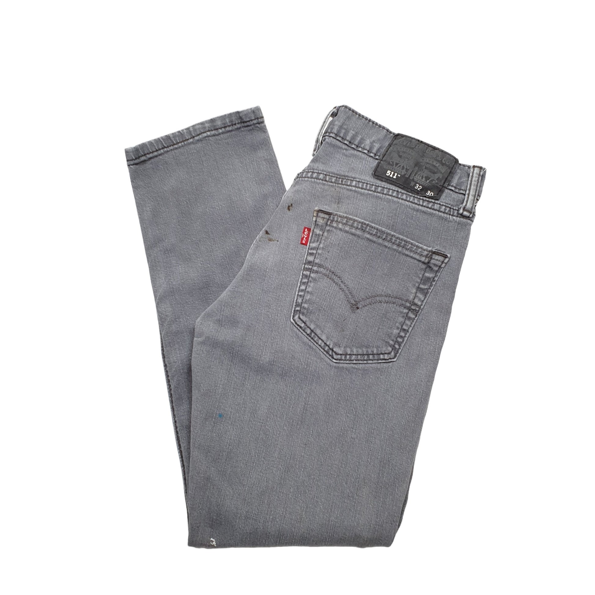 Levis 511 Slim Fit Jeans W32 L28 Grey