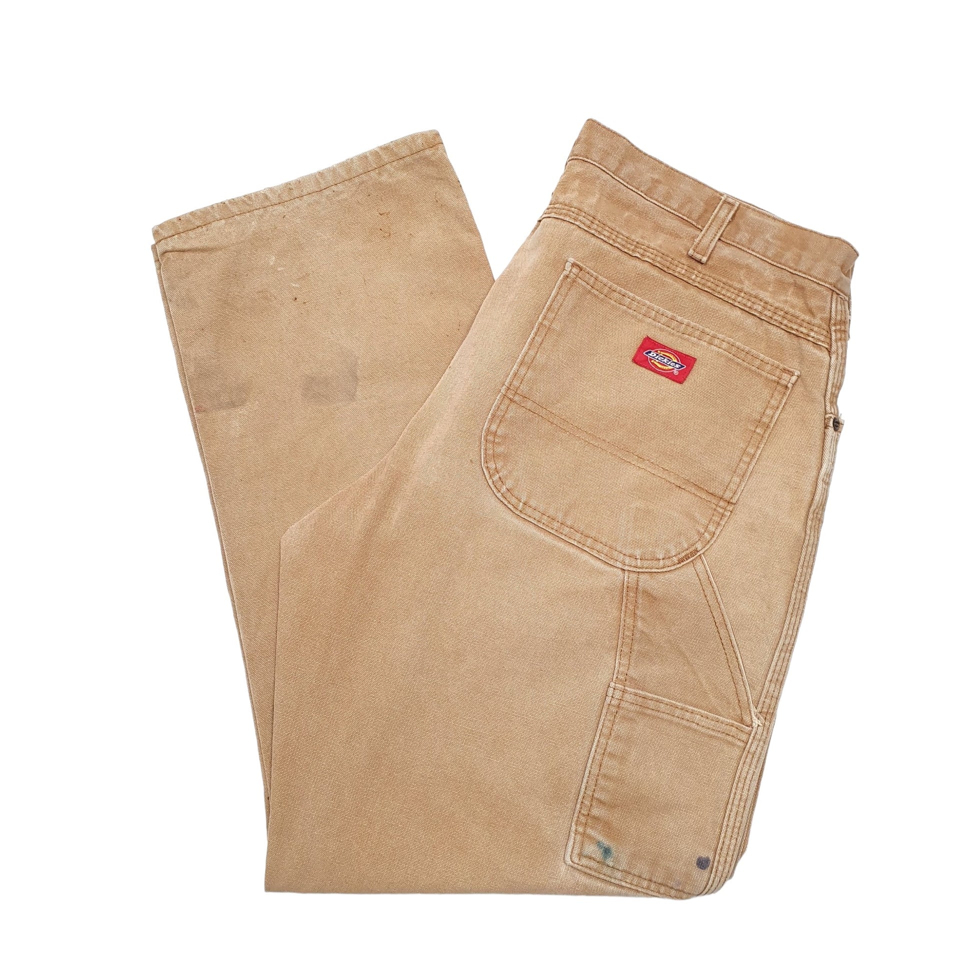 Mens Brown Dickies  Carpenter Trousers