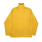 Guess Spellout Quarter Zip Fleece L Yellow