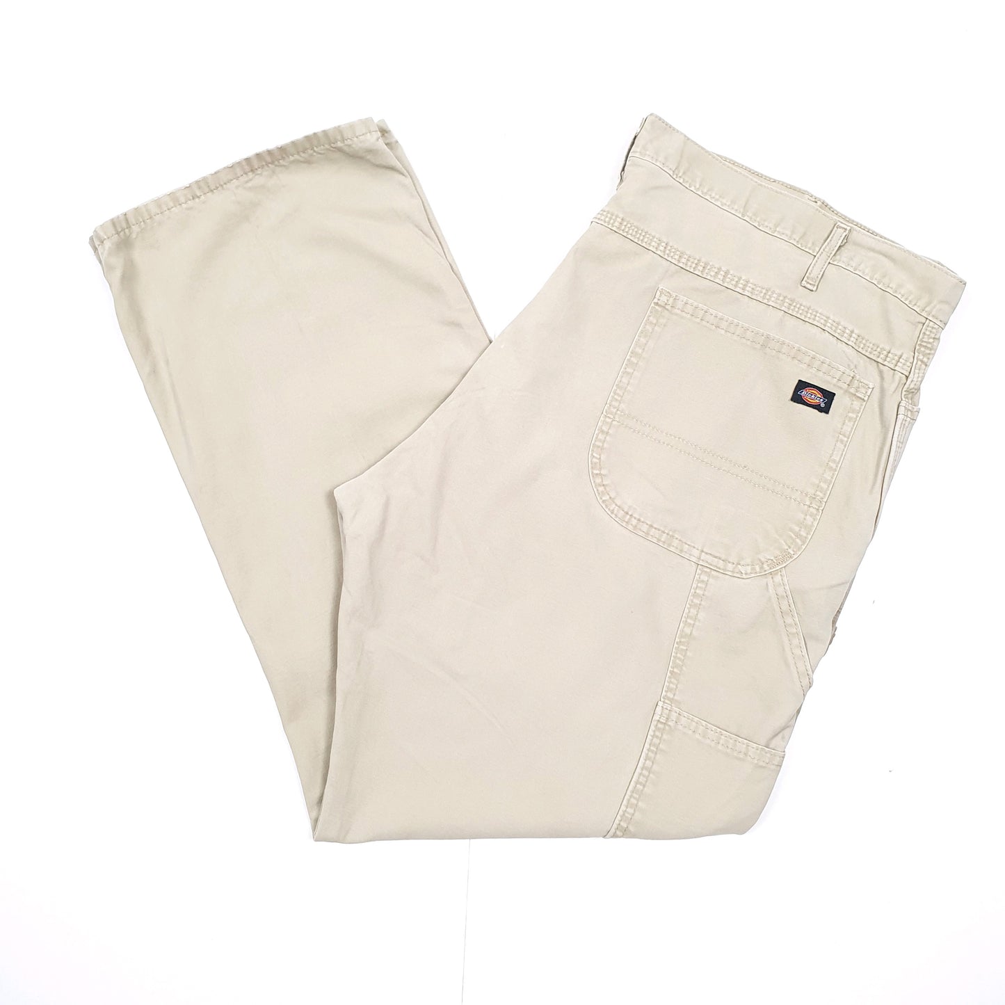 Mens Dickies Beige Carpenter Trousers W40 L30 Beige